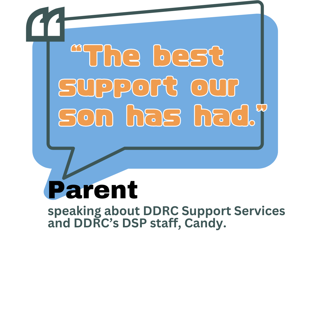 A testimonial by a Parent of a person in services: The best support our son has had!