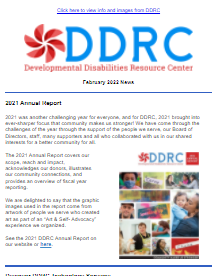 February 2022 DDRC Newsletter