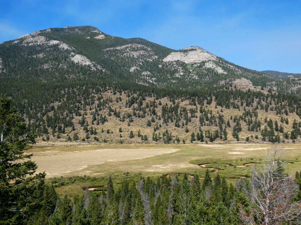 Mountain view in Conifer, Colorado