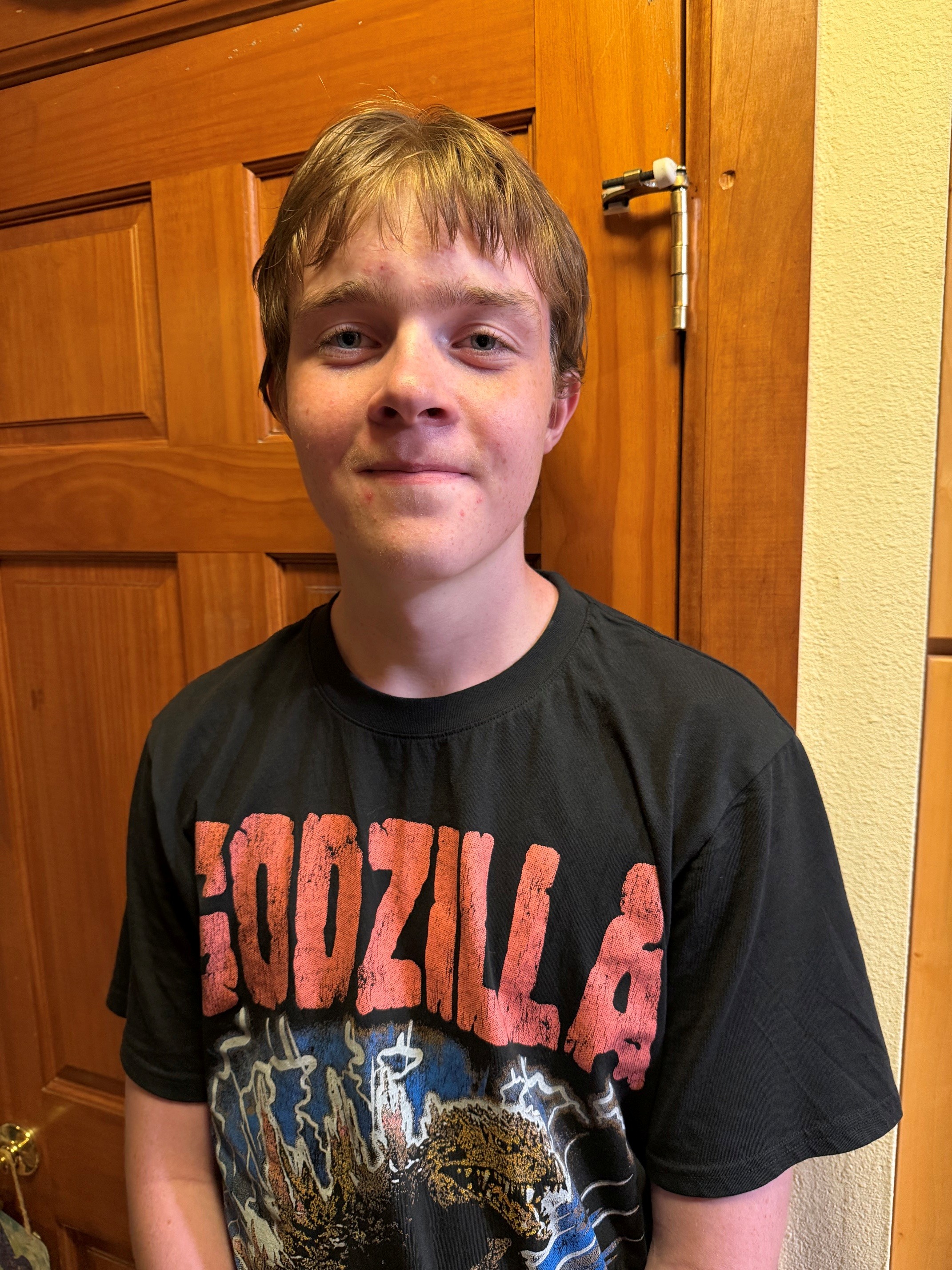 Louie, a 10th grade student who receives ABA therapy through DDRC Behavioral Health Services.